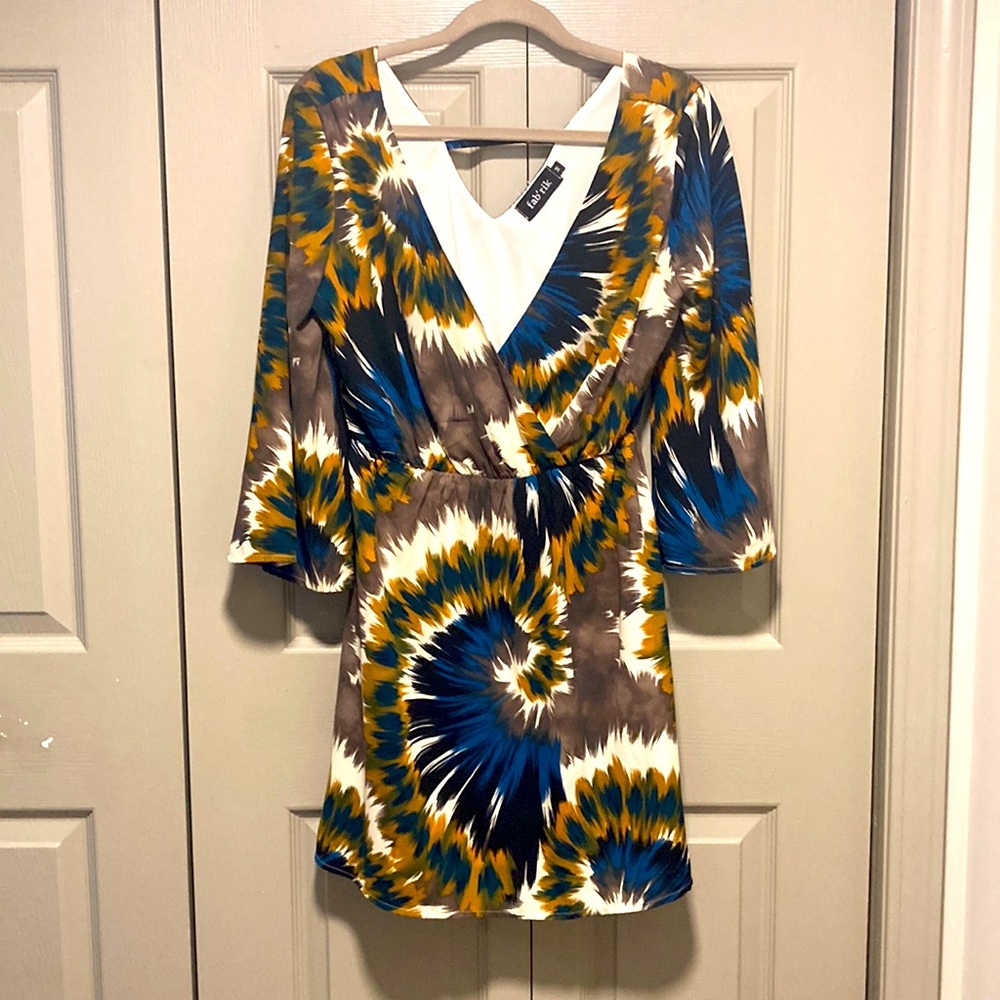 Fab’rik bell sleeve mini dress